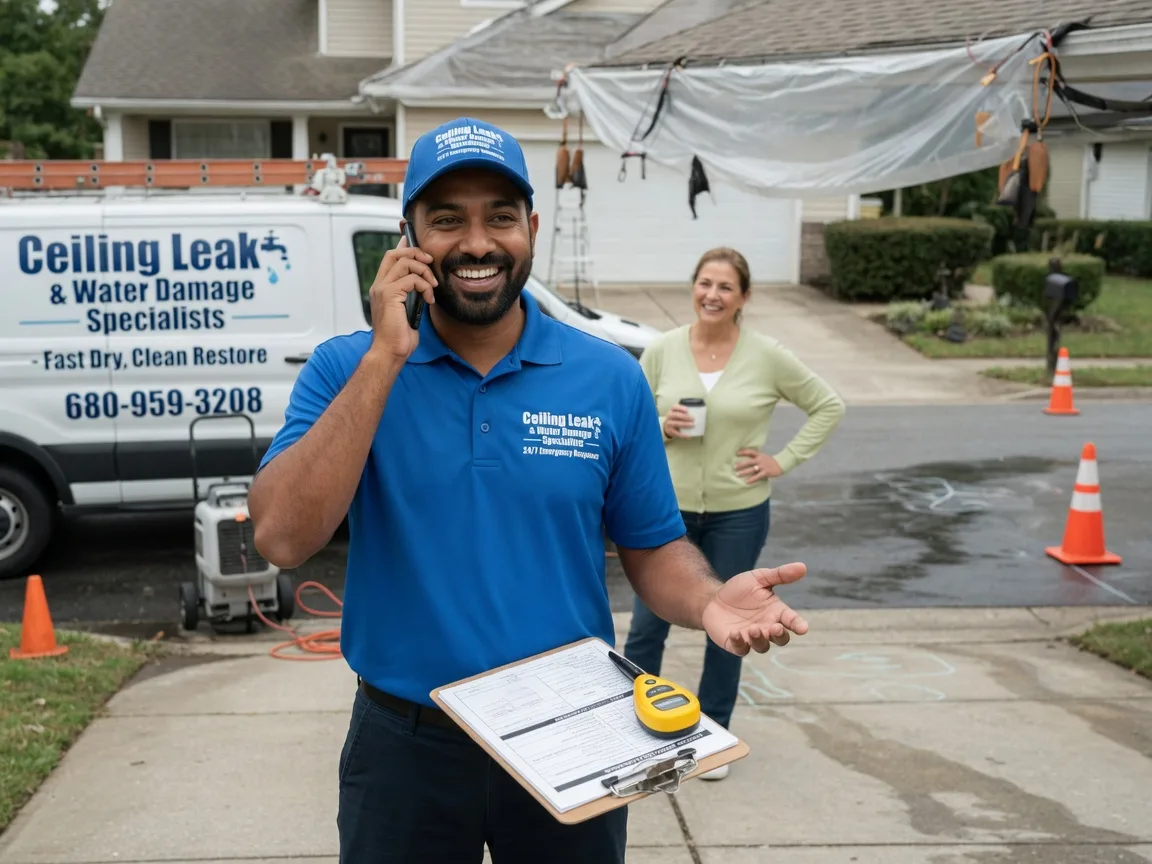 Ceiling Leak Cleanup Claremont, NC FAQs